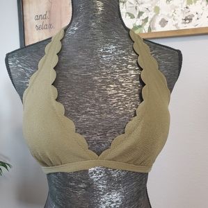 Cupshe - Army Green Bikini Set